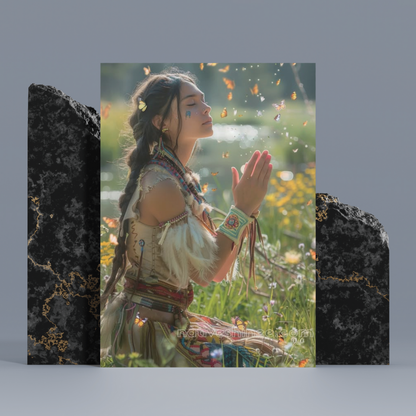 The Chiefs Journey Native American Canvas