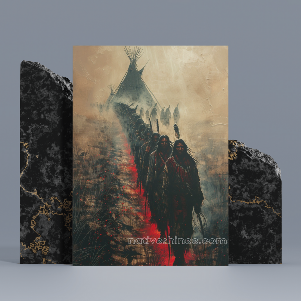 The Path of Ancestors: Native American Canvas