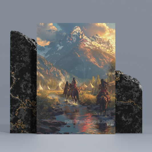 Our Journey Native American Canvas