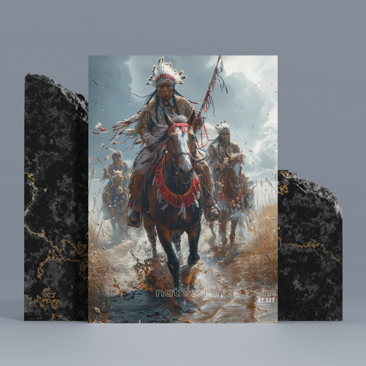 Be Silent Native American Canvas