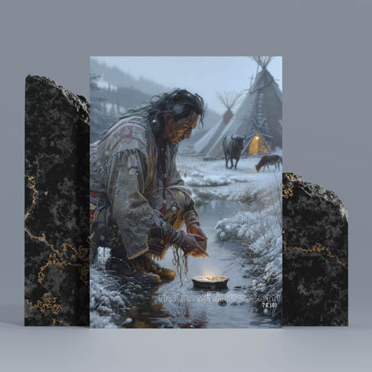 Reflection Native American Canvas