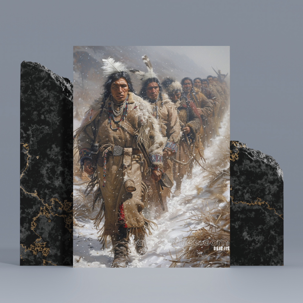 Through the Storm, We Rise Native American Canvas