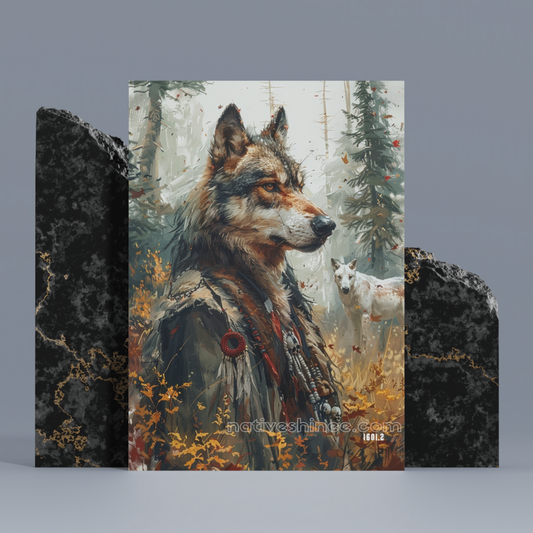 Scarfed Spirit: A Native American Canvas