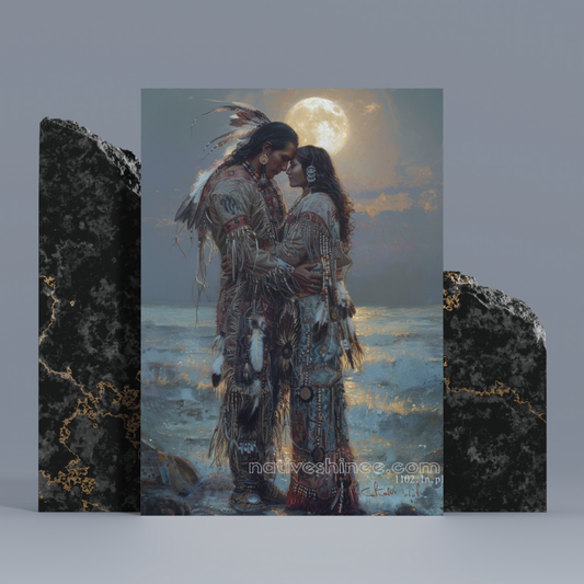 Nature's Beauty Native American Canvas