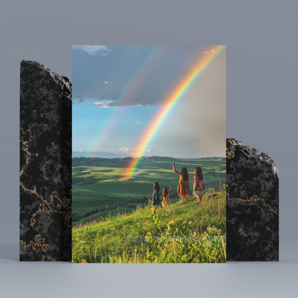 Rainbow Native American Canvas