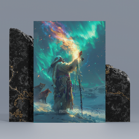 Touching Colors Native American Canvas