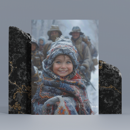 A Smile in the Storm Native American Canvas