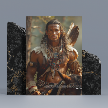 The Chiefs Journey Native American Canvas