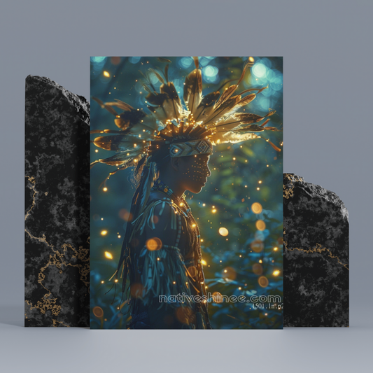 Spirit of the Forest Native American Canvas
