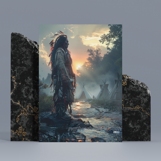 The path of our ancestors Native American Canvas