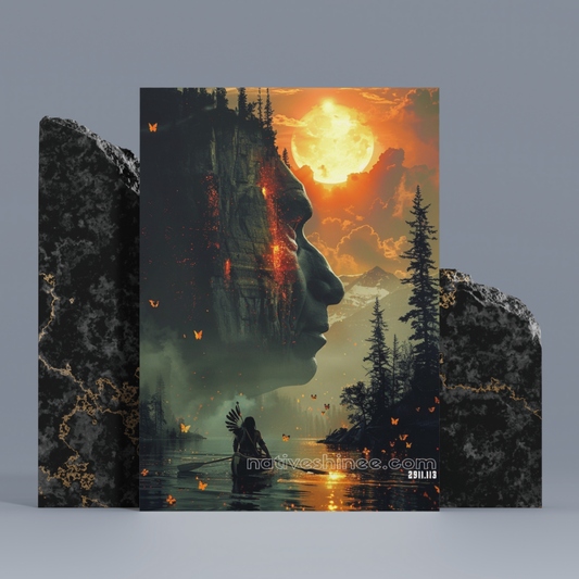 Guardian of the Spirit Native American Canvas