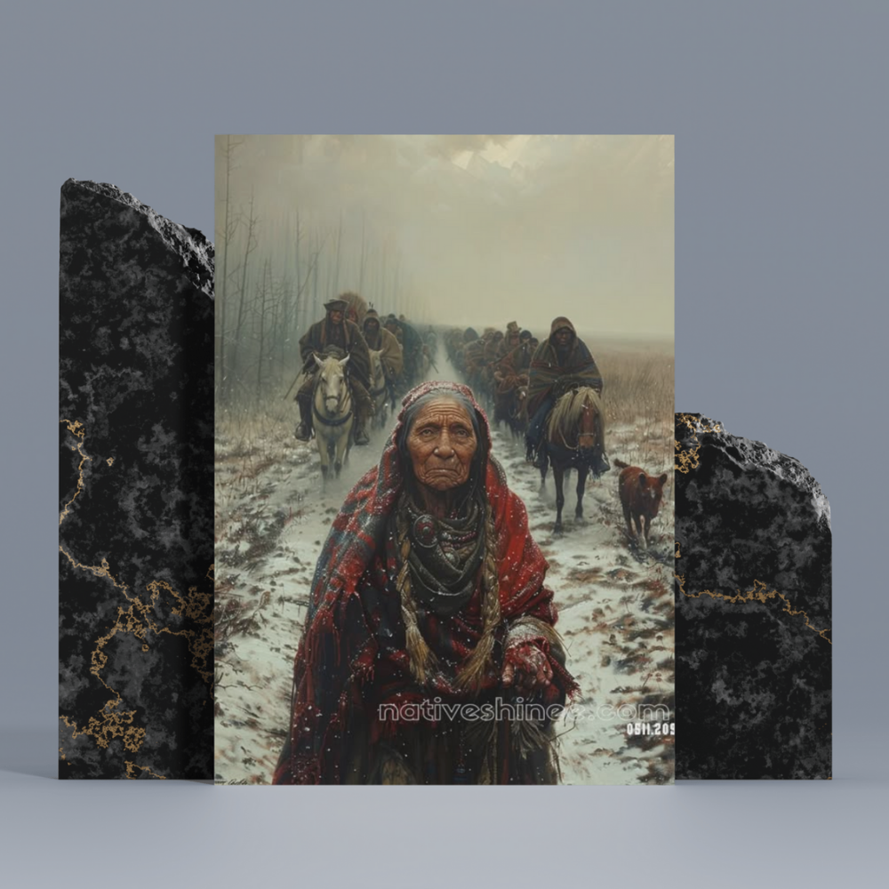 The Elder's Path Native American Canvas