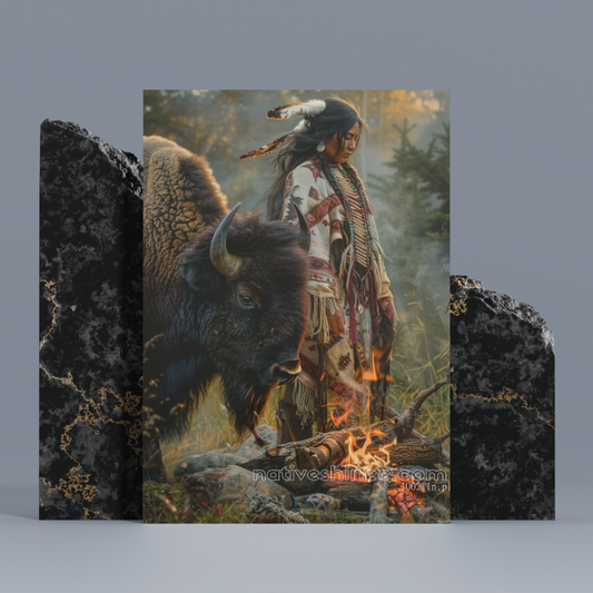 Courage Native American Canvas