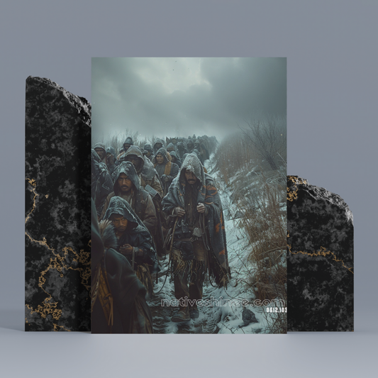 Through the Storm Native American Canvas