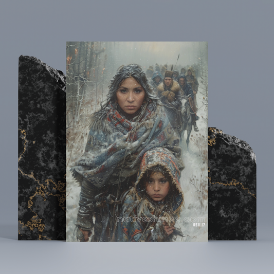 Survivors of the Storm Native American Canvas