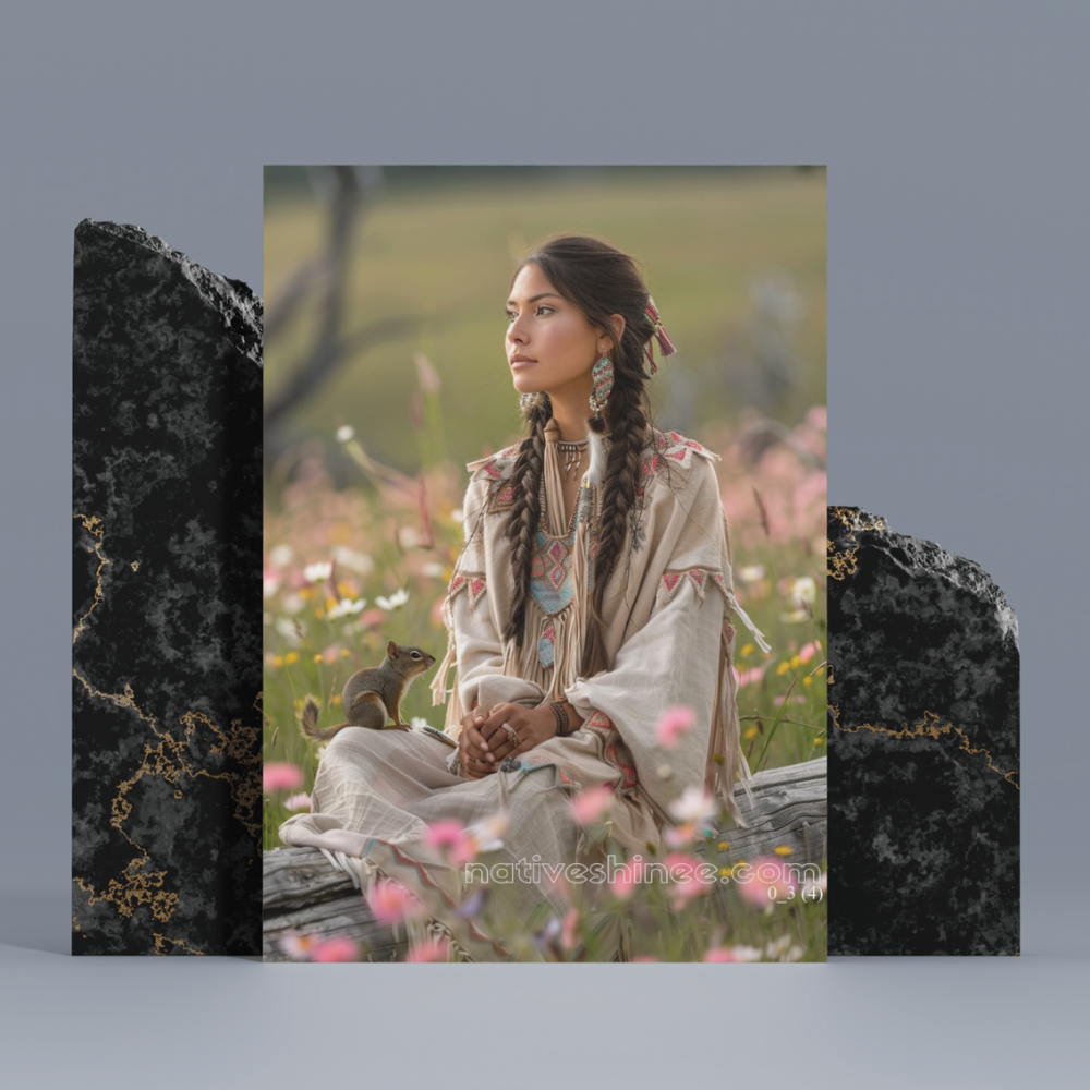 Whispers of the Meadow Native American Canvas