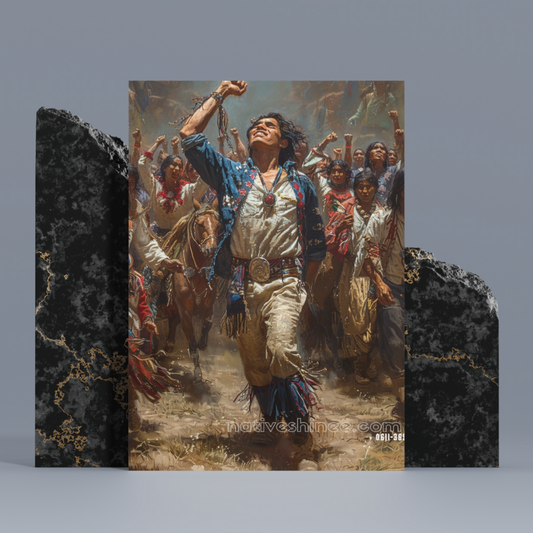 The Call to Defend Native American Canvas