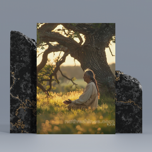 Whispers of the Earth Native American Canvas