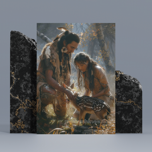 Gratitude Native American Canvas