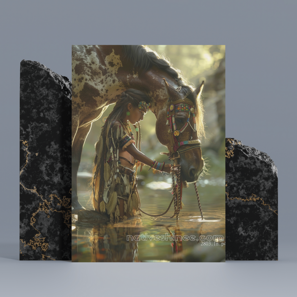 Sacred Bond Native American Canvas