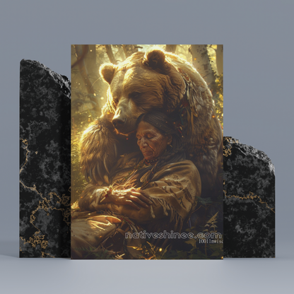 The Sacred Bond Native American Canvas