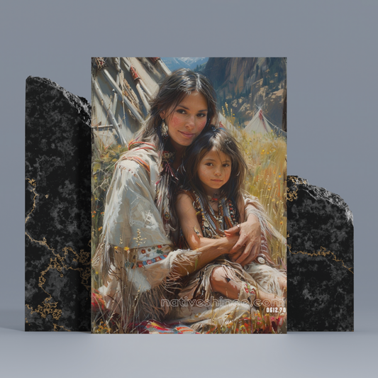 Generations of Strength - Native American Canvas