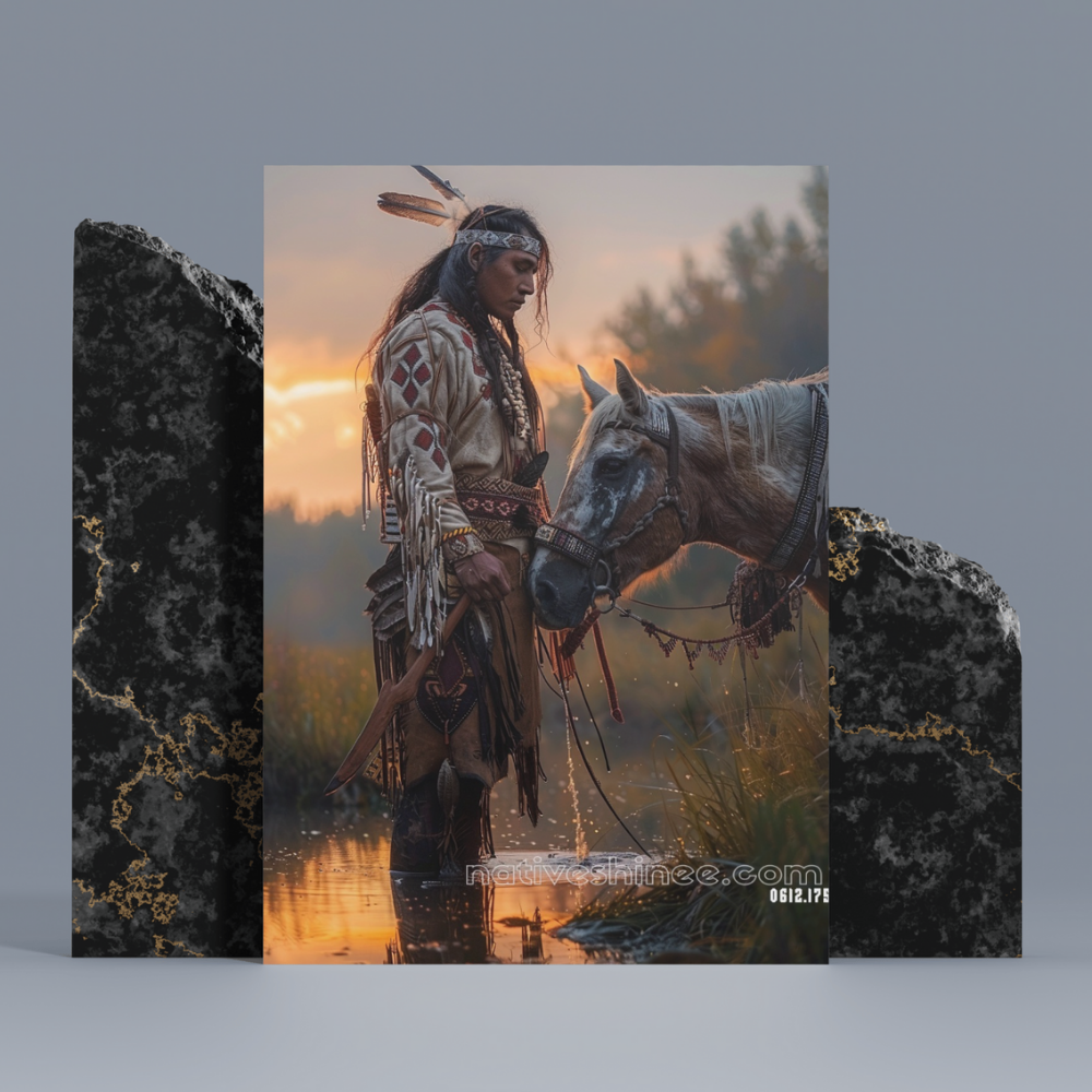 Quiet Understanding Native American Canvas