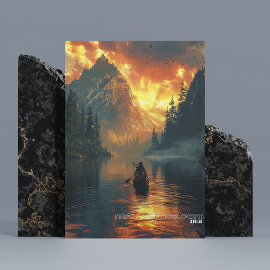 Whispers of the Wilderness Native American Canvas