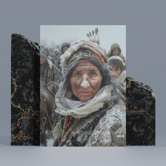 Strength in the Storm Native American Canvas