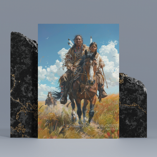 Homing Native American Canvas