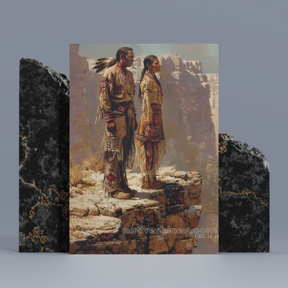 Edge of Eternity: Native American Canvas