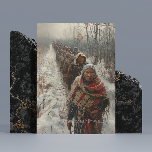 The Long Journey: Native American Canvas