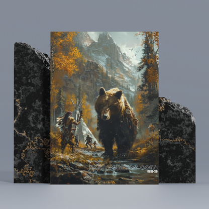 Walk With Strength Native American Canvas