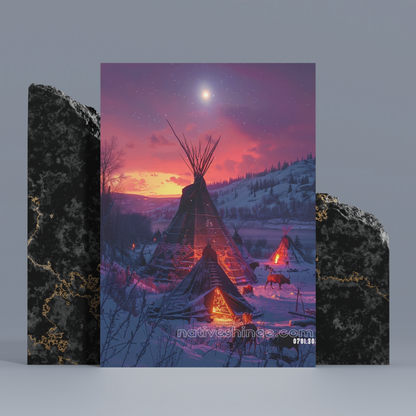 Serenity Under the Stars American Canvas