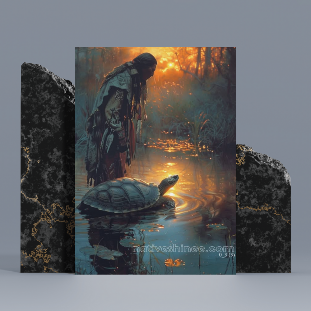 The Sacred Bond Native American Canvas