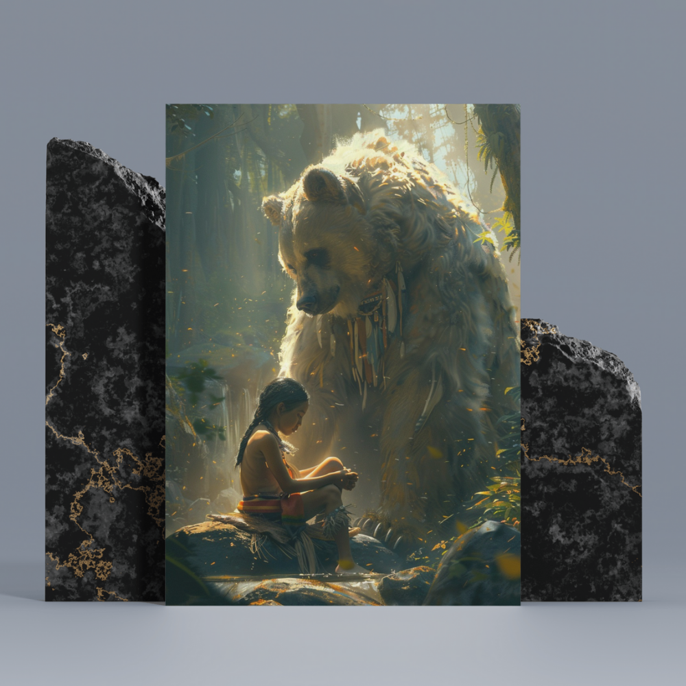 Spirit Bond Native American Canvas