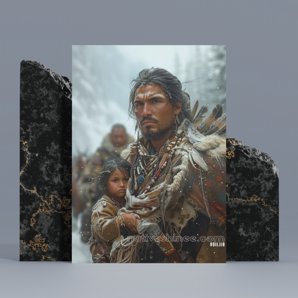 The Chiefs Journey Native American Canvas