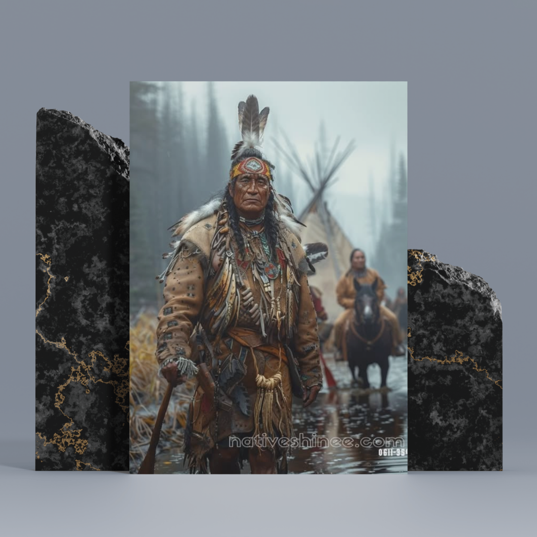 Keeper of the Land: A Native American Canvas