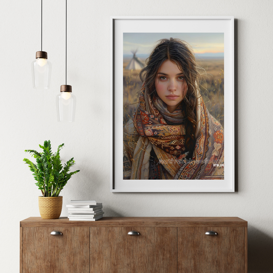 Stories Of The Plains Native American Canvas