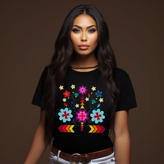 Ojibwe Floral T Shirt