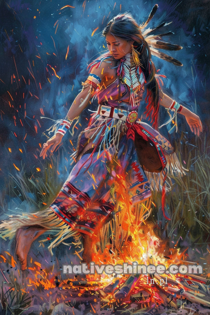 Dancer of the Flame Canvas