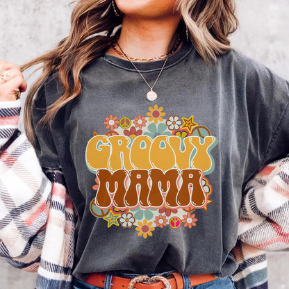 Groovy Momma Floral Tshirt