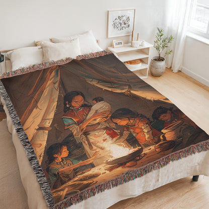 Native Mom’s Kitchen Woven Blanket