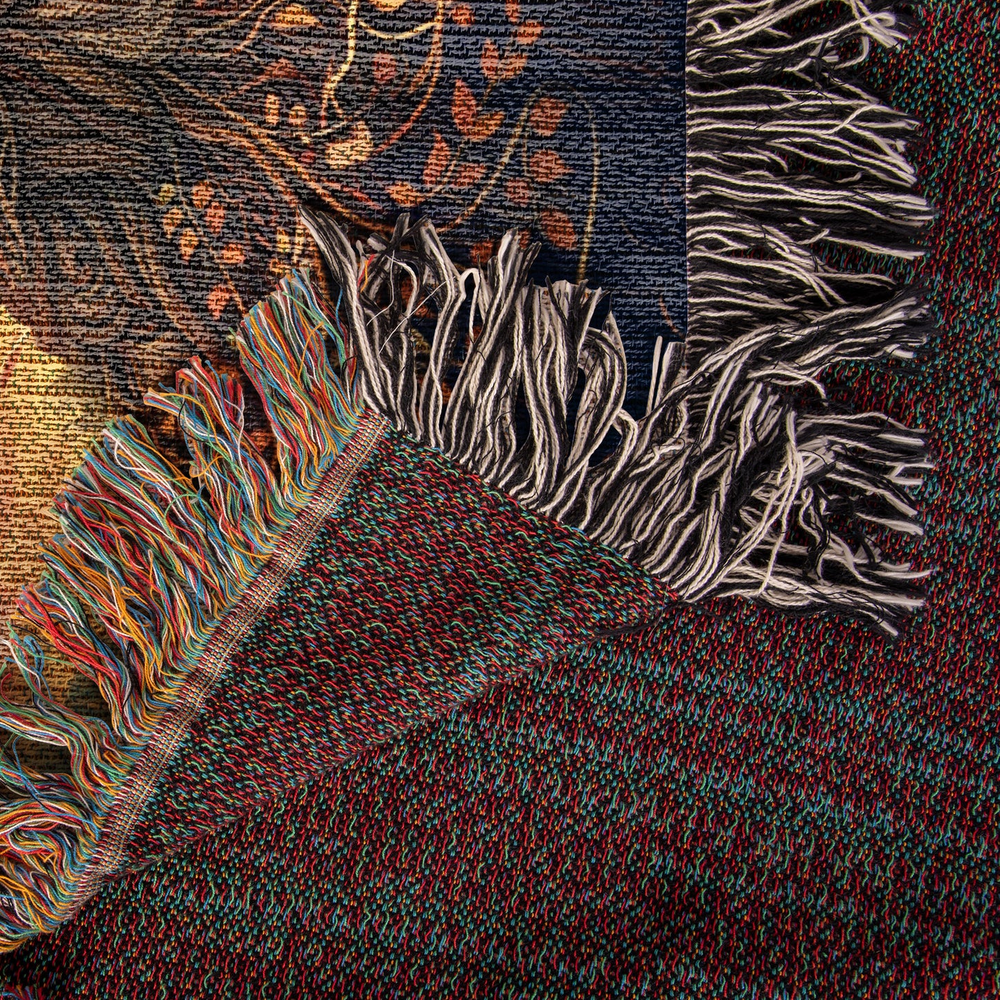 Tree of Life Woven Blanket