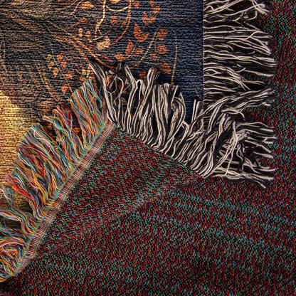 Tree of Life Woven Blanket