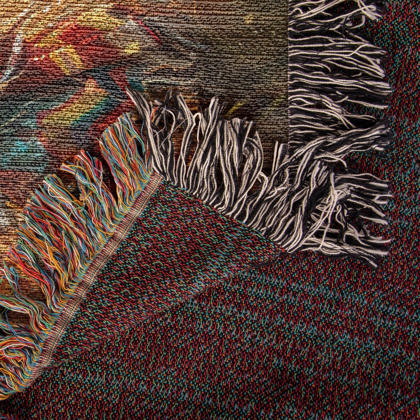 Forest Ritual Woven Blanket