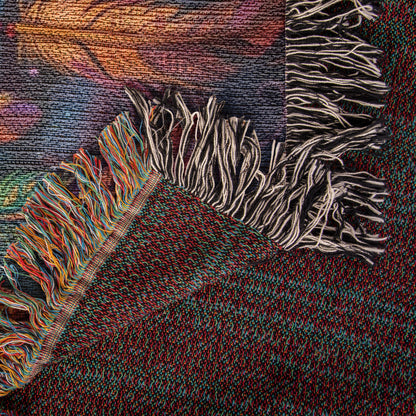Mystic Dreamcatcher Woven Blanket