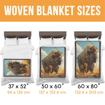 Buffalo Stream Woven Blanket