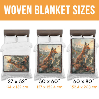 Tree of Life Buffalo Woven Blanket