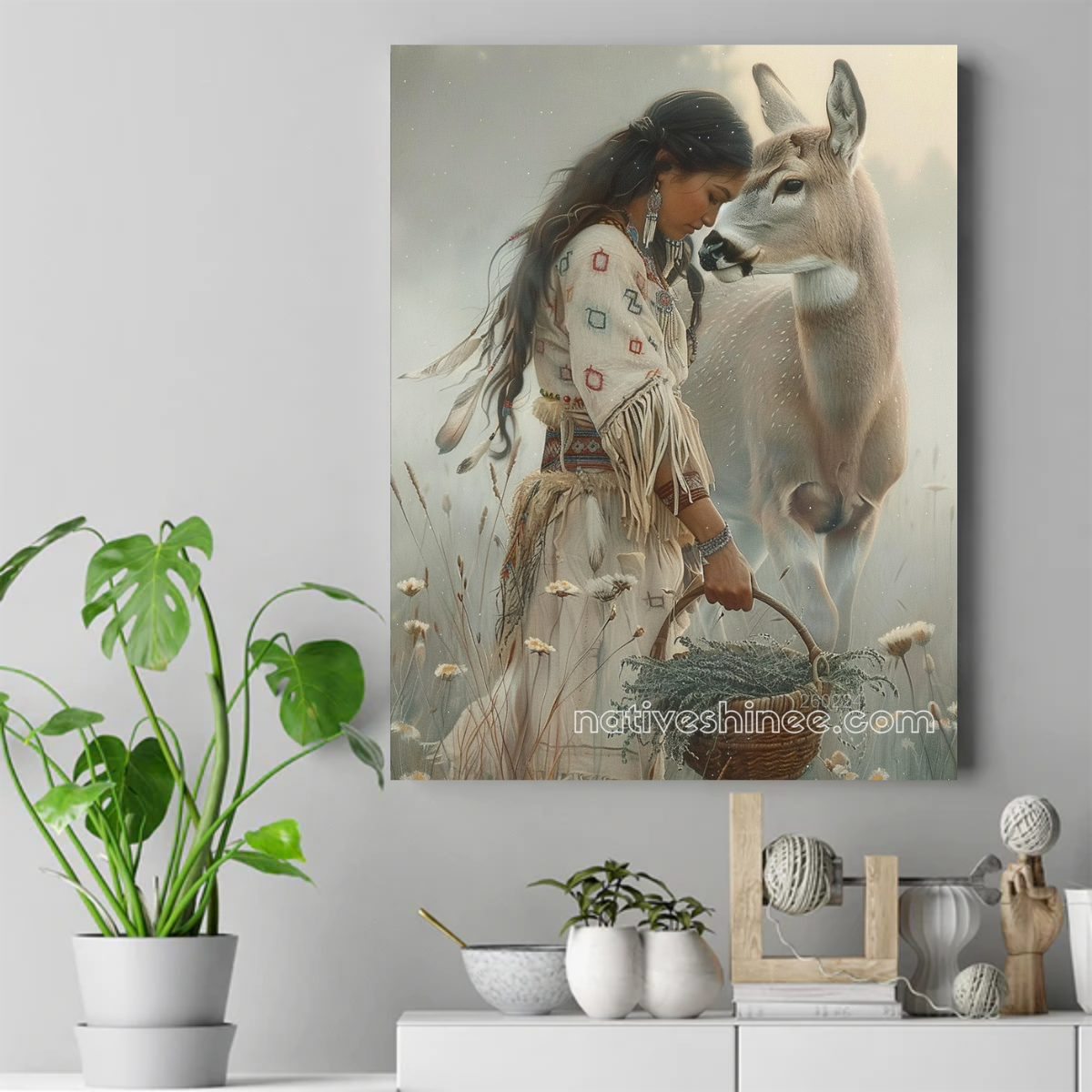 Morning Grace Meadow Canvas
